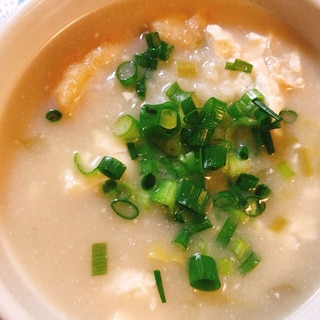 残った味噌汁とご飯で簡単おじや